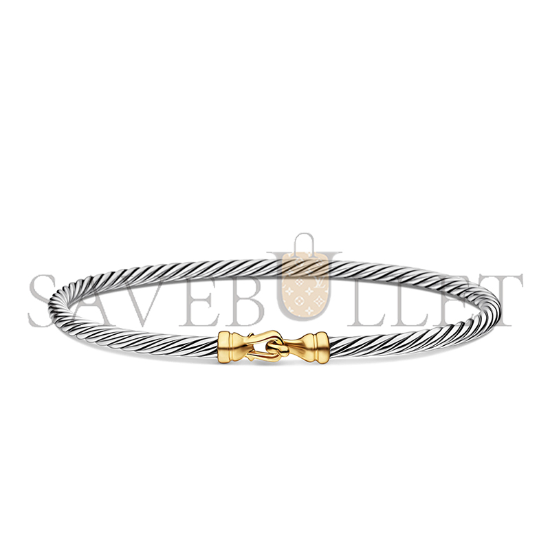 dau1d Yvrm*n buckle classic cable bracelet b09543 s8